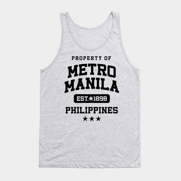 Metro Manila - Property of the Philippines Shirt Tank Top by pinoytee